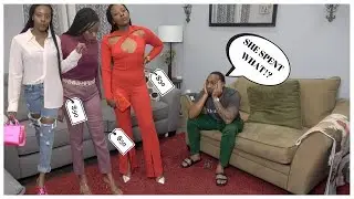 Thrifting Haul with Amani | Woody plays Try-on guessing game | 5 outfits under $70