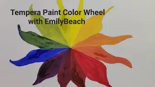 Tempera Paint Color Wheel