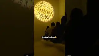 In person Cymatics experience🌀🤯 #cymatics #sound #experience