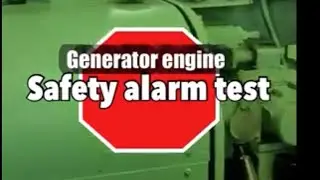 Easy way to test GENERATOR ENGINE SAFTEY ALARM ON BOARD SHIP