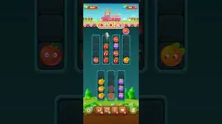 Sort Fruits Puzzle levels 117 Solutions, all levels playlist, Made by Gamekend.