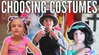 Choosing Their Own Halloween Costumes! | Halloween Throwback Vlog