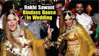 Rakhi Sawant Crazy Dance at Indian Idol Fame Mohd Danish Wedding | Rakhi Sawant Dance in Wedding
