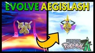 КАК ЭВОЛЮЦИОНИРОВАТЬ ДОБЛЕЙДА В ЭГИСЛЭША В POKEMON LEGENDS Z-A