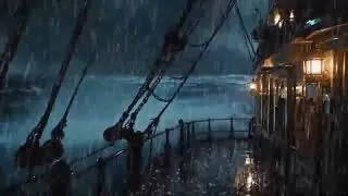 Wooden Boat vs. Ocean Thunderstorm 🌊 | Realistic Ocean Storm Sounds for Deep Sleep & Focus