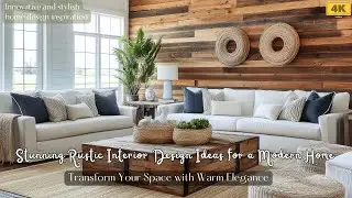 Stunning Rustic Interior Design Ideas for a Modern Home | Transform Your Space with Warm Elegance