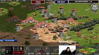 AoE Viet Trung 2019 | DUA CHUA против BIBI | Solo Deathmatch — комментатор G_man