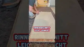 Fliesenschnitt an Duschrinne! So geht&rsquo;s! #fliesenleger #shortsviral #tiles #handwerk #diy #hack