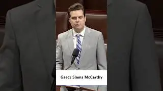 Gaetz Threatens to Oust McCarthy Over &lsquo;Rushed&rsquo; Biden Impeachment Inquiry