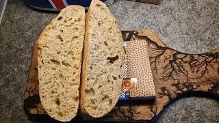 Sourdough bread journey with add ons (colour), Step by Step from bulk fermentation to cold proof 