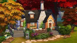 TINY HIDDEN FALL COTTAGE 🍂💕 | The Sims 4: Speed Build