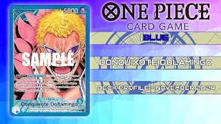 One Piece Card Game - [Blue] Donquixote Doflamingo Deck Profile November 2024