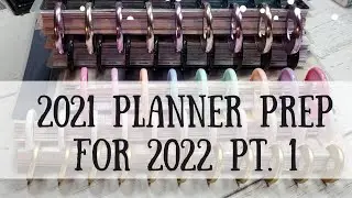 2021 Planner Stack Review | 2022 Planner Prep Pt 1 | The Happy Planner