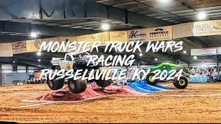 Monster Truck Wars - Racing ( SHERIFF/SHARK ATTACK/T-REX /KICKING & SCREAMING) Russellville KY 2024