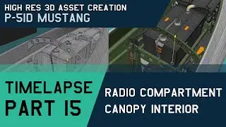 P-51D Modelling Timelapse - Part 15: Radio Compartment & Cockpit Interior Frame