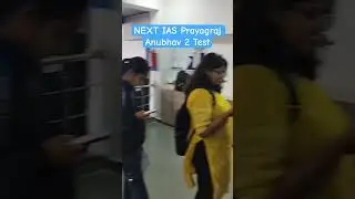 Anubhav 2 -All India open mock test at NEXT IAS Prayagraj  #upsc #upsc2026 #aspirantlife #student