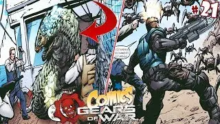 Un Nuevo Espécimen Lambent Y La Huida De Vectes/ Gears Of War/ Comic #21