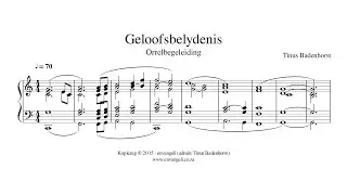 Geloofsbelydenis - Orrelbegeleiding