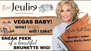 NEW Jeulia | VEGAS BABY! Wigs I'll TAKE | SNEAK PEEK beautiful BRUNETTE WIG! 🧡🤎💛