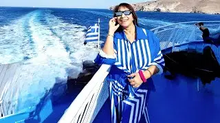 Athens to Mykonos journey by cruise#Bluestar ferry Greece#Ferry journey from Athens#cruise journey