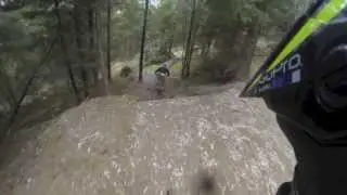 foel gasnach downhill crash