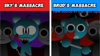Incredibox Sprunki Sky's Massacre vs Brud's Massacre