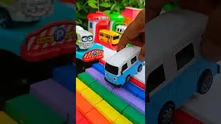 Satisfying Car Sound Toys 🌈🚚 #shorts