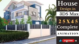 House Design In 3ds max |  Complete 3D Architecture Animation