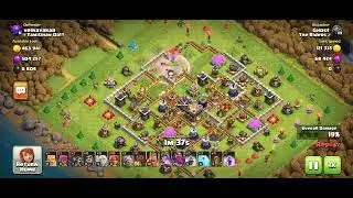Clash of clans TH11 Queen attack