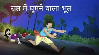 रात में घूमने वाला भूत । RAAT MEIN GHUMNE WALA BHOOT | HINDI KAHANIYA | CARTOON HORROR STORY