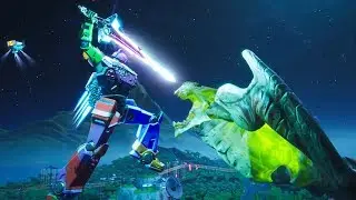 *NEW* EPIC Fortnite GIANT ROBOT VS MONSTER BATTLE FILM
