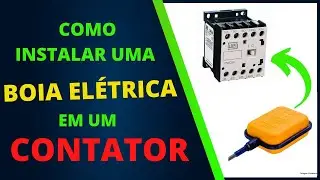 como instalar uma boia elétrica em um contator