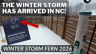 Winter Storm Fern is Here in North Carolina!  Snow & Sleet plus Freezing Rain On The Way!