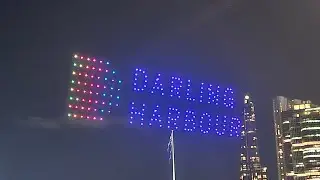 Spectacular Drone Light Show at Darling Harbour | Sydney Night Sky 2025 ✨🚁
