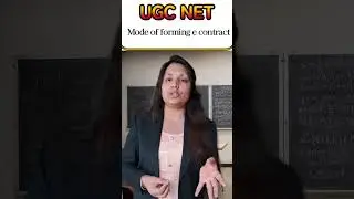 e Contract Part 2 | #ugcnetexam