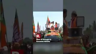 R Ashoka Holds Roadshow Before Filing Nomination For Upcoming Karnataka Elections | WATCH