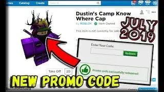 NEW ROBLOX PROMO CODE / JULY 2019 - FREE HAT