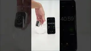Apple Watch Series 7 Waterproof Test #applewatchtips #applewatchhacks #applewatch #shorts