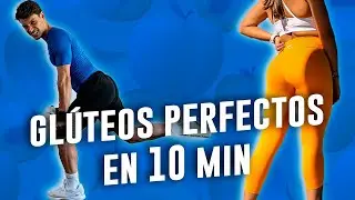 Rutina de ejercicios para GLÚTEOS PERFECTOS 🍑 en casa - 10 minutos