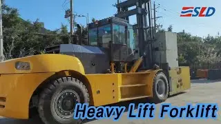 20ft Containers Heavy Lift Forklift 25 Tons Hydraulic For Seaport