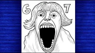 Como desenhar six seven
