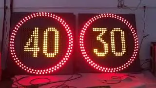 Road Safety High Way Variable Speed Limit Sign Traffic Led Road Sign