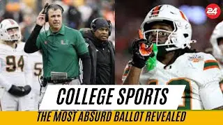 Coach Ranks Miami #5?! The Most Absurd Ballot Revealed