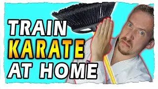 TRAIN KARATE at HOME | 5 BROOM Exercises