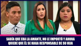 Sabía que era la amante, no le importó y ahora quiere que él se haga responsable de su hija
