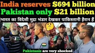 India's foreign reserves are $694 billion, Pakistan's are only $21 billion. | Comparison TV 