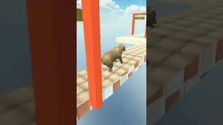 Wild animals, choose the right animal Crossing fountain, games fountain, cow cartoon, 3d, crazy 2023