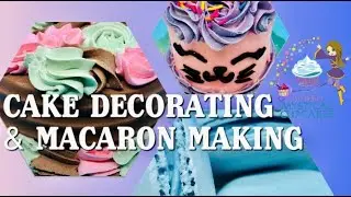 🎂Cake Decorating & Macaron Making🥰: GLUTEN-FREE Bakery As Seen On CUPCAKE WARS 💛🍰💜