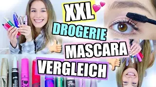 9 DROGERIE MASCARAS im VERGLEICH! Essence, P2, Maybelline, Catrice...♡ BarbaraSofie