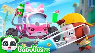 Atchim! Uma Crise de Espirro 🤧 | Carro Desenho | M&uacute;sicas Infantis & Can&ccedil;&otilde;es Infantis 🐼 por BabyBus